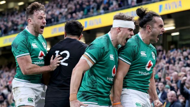Ireland Stun New Zealand With 29-20 Aviva Thriller