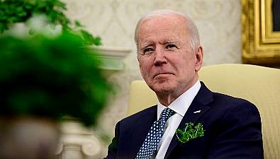 Joe Biden Speaks With Ireland Rugby Team After Win Against All Blacks