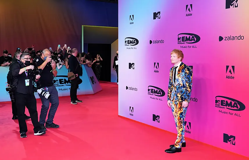 In Pictures: Stars Dazzle On Red Carpet At 2021 Mtv Europe Music Awards