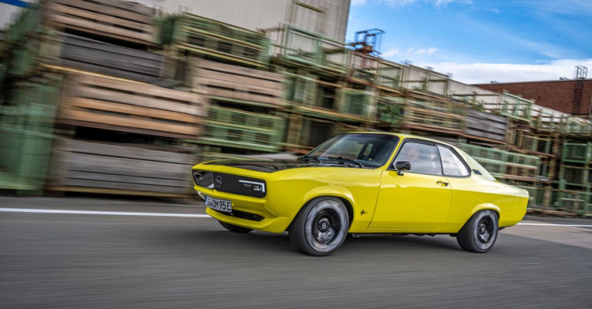 Behind the wheel of Opel's retro electric Manta