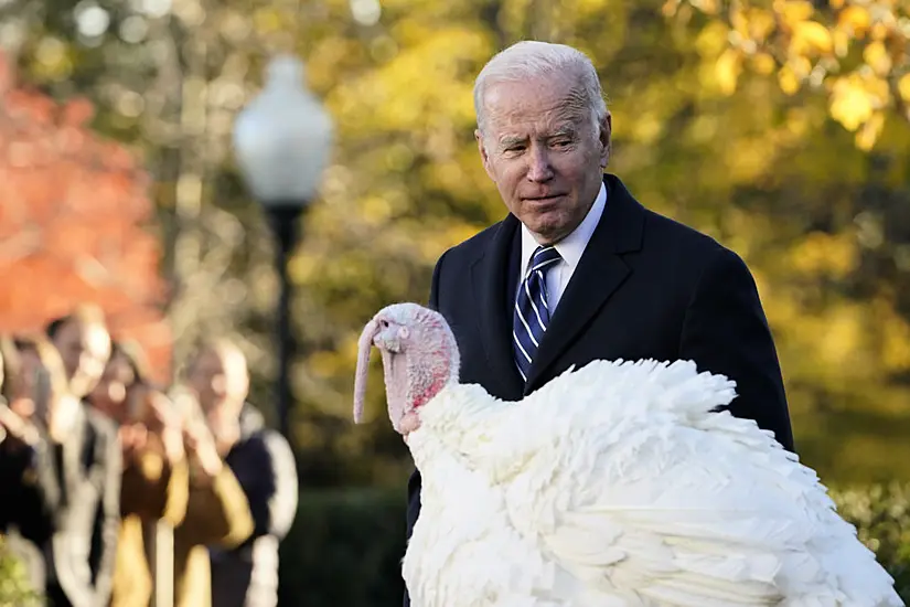 Biden Says Pardoned Turkeys Will Get ‘Boosted, Not Basted’