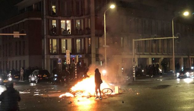 Dutch Police Detain Dozens In A Second Night Of Covid Rioting