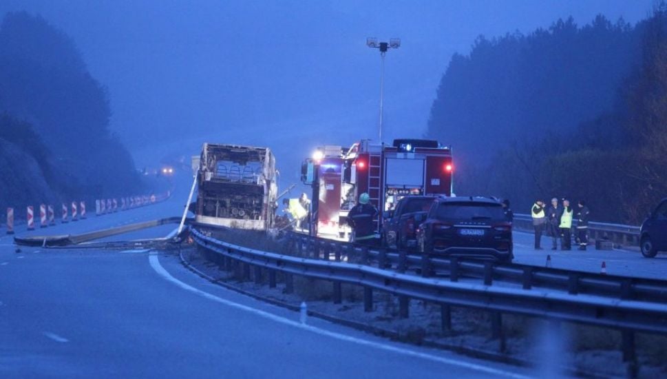 Flaming Bus Crash In Bulgaria Kills 45 North Macedonian Tourists