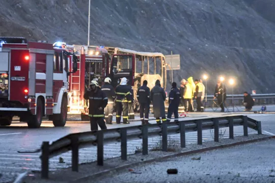 At Least 45 Killed As Tourist Bus Crashes And Catches Fire In Bulgaria