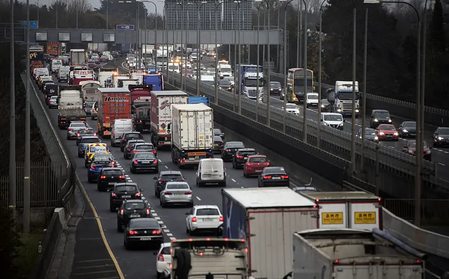 Traffic Chaos On Major Motorway After Five-Car Pile Up