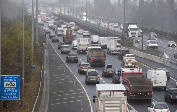 M50 Crash Blocks Southbound Lanes Causing Delays