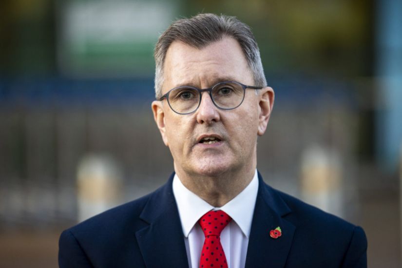 Dup Leader Urges Continued Focus On Push To Remove ‘Irish Sea Border’