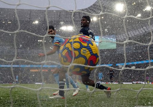 Manchester City Brush Off Snowy Conditions To Overcome West Ham