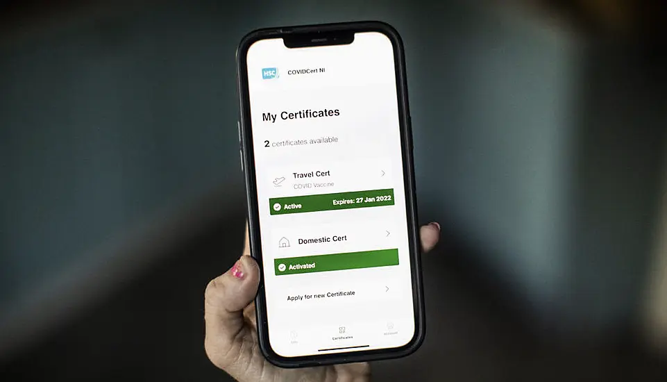 Northern Ireland’s Covid Cert Scheme Set To Become Legally Enforceable
