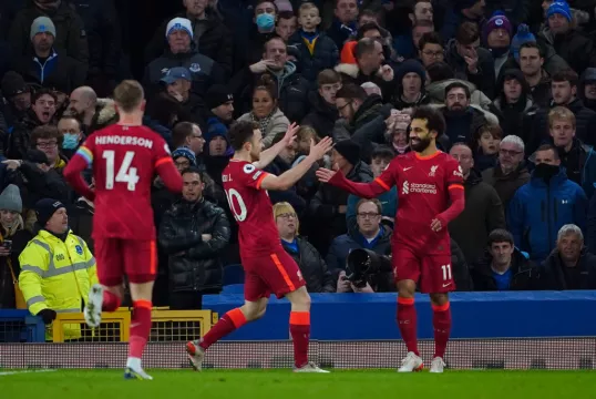 Salah Nets Brace As Liverpool Claim Record-Breaking Victory At Everton