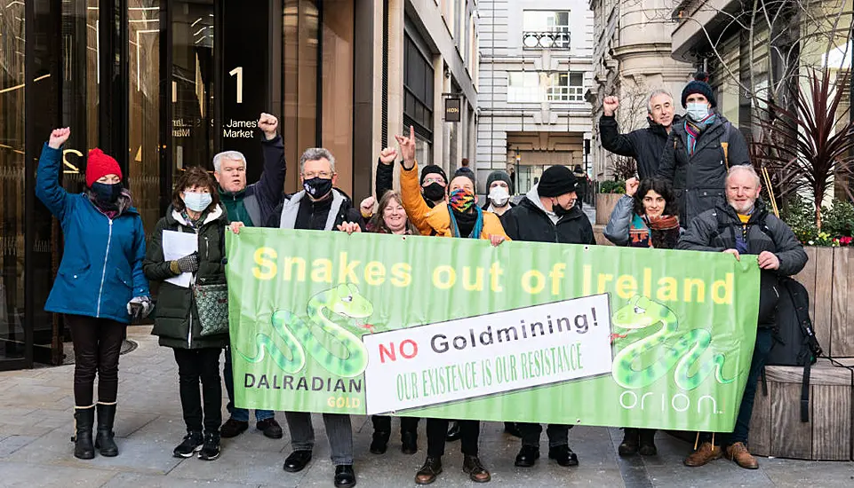 Residents Against Tyrone Gold Mine Take Protest To London