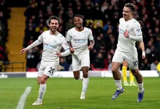 Bernardo Silva Scores Twice As Man City Take Top Spot With Watford Win