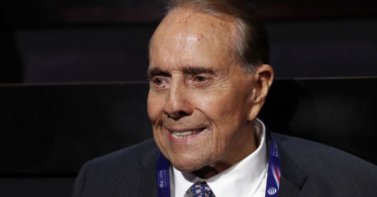 Senate Leader And Presidential Candidate Bob Dole Dies Aged 98 