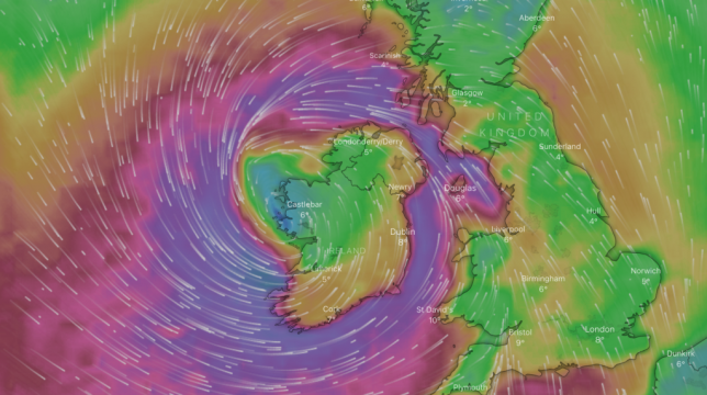 Storm Barra Tracker: Full Weather Warnings And Map As Strong Winds Blast Ireland