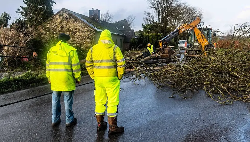 Storm Barra Continues To Rage As Schools Remain Closed Across The Country