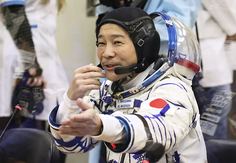 Japanese Tycoon Takes Off For International Space Station