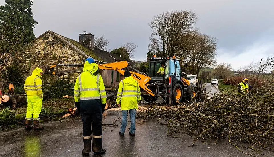 Storm Barra Leaves Trail Of Debris In Its Wake