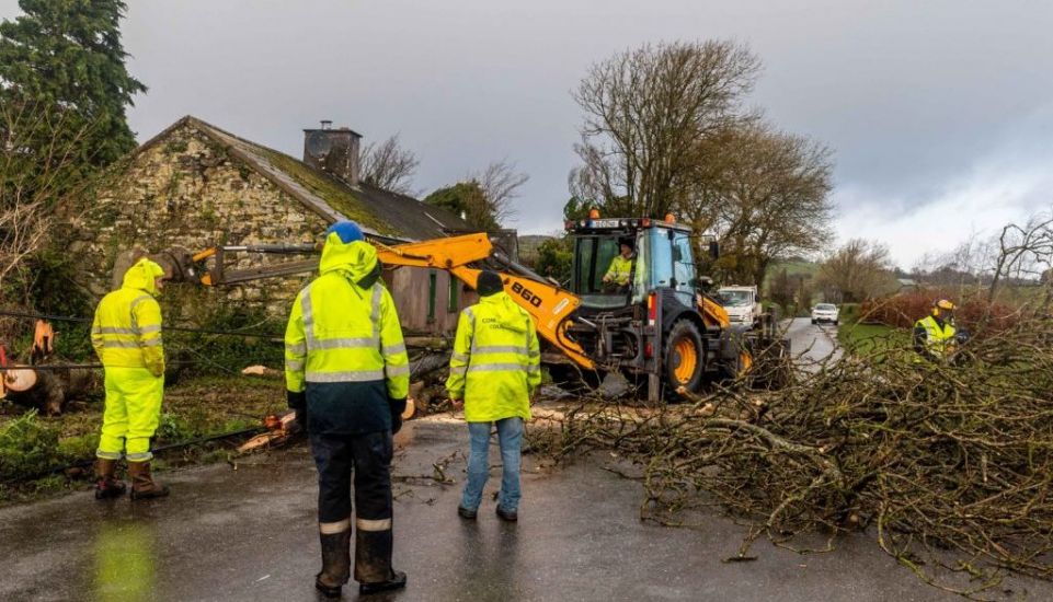 Storm Barra Leaves Trail Of Debris In Its Wake