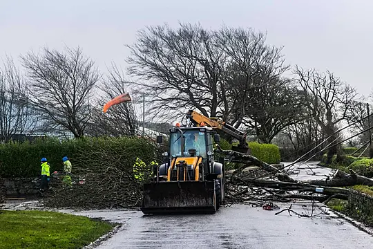 Thousands Of Homes Still Without Power After Storm Barra