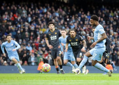 Raheem Sterling’s Landmark Goal Earns Manchester City Victory Over 10-Man Wolves