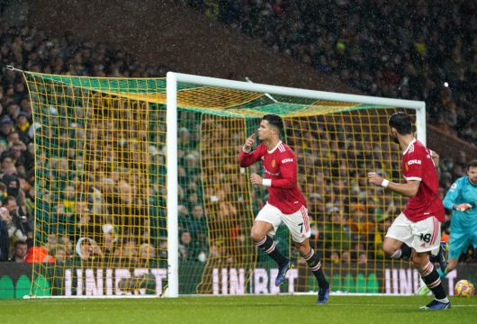 Lucky 13 For Cristiano Ronaldo As His Penalty Earns United Victory At Norwich