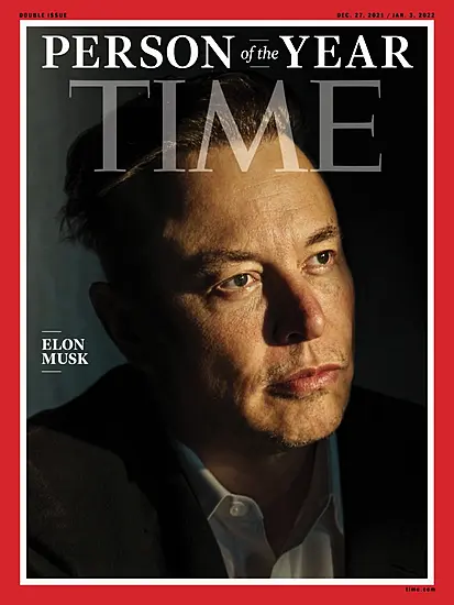 Elon Musk Named Time Magazine Person Of The Year