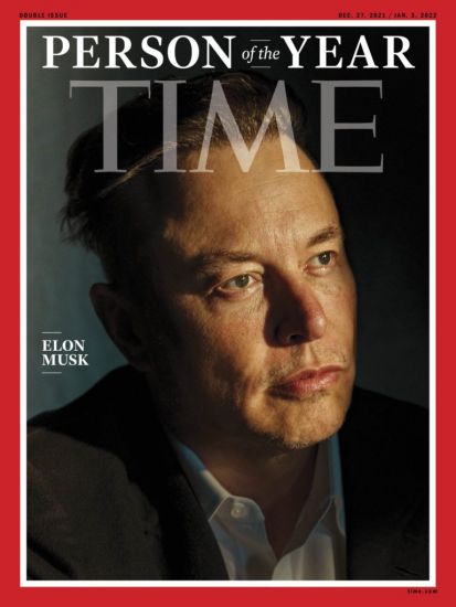 Elon Musk Named Time Magazine Person Of The Year