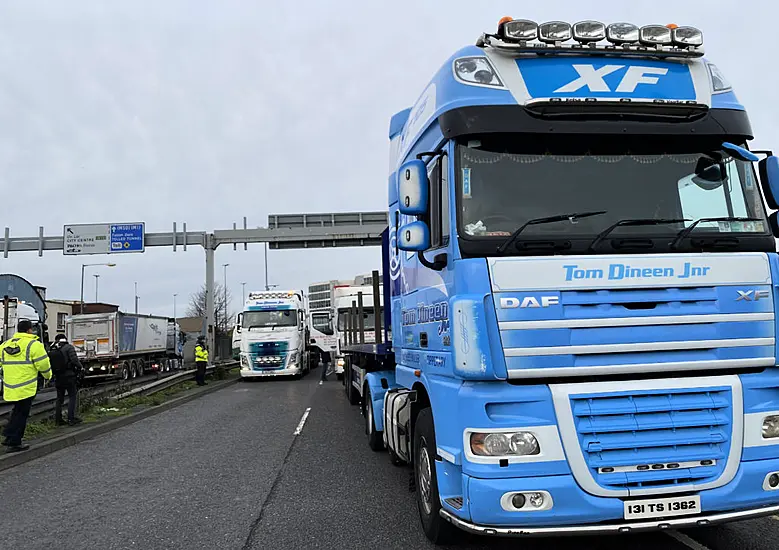 Hauliers’ Protest Causes Rush-Hour Disruption In Dublin