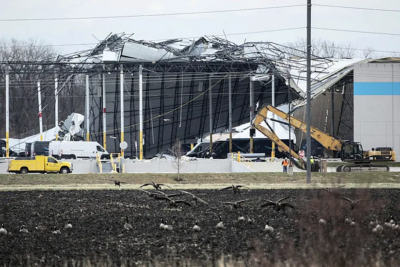 Us Inspectors Launch Probe Into Amazon Warehouse Collapse During Tornado