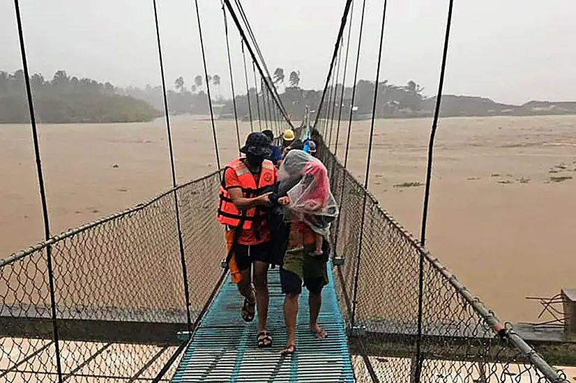 Nearly 100,000 Evacuated As Powerful Typhoon Hits Philippines