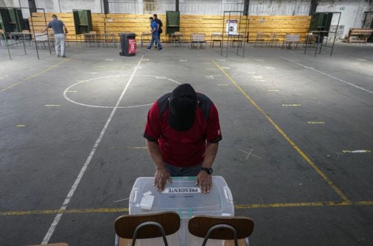 Voters Going To Polls In Chilean Presidential Election