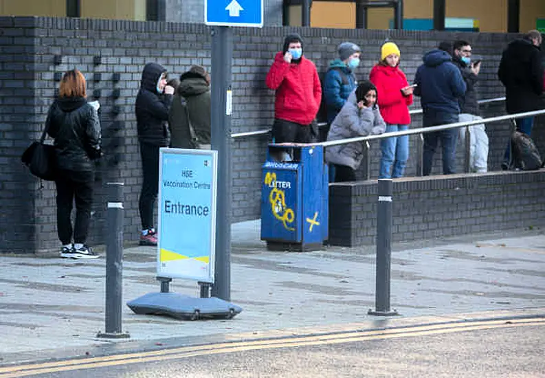 Hundreds Queue For Covid Vaccines As Walk-In Booster Centres Open For Over 40S