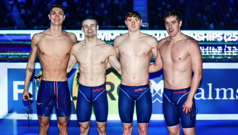Irish Men’s 4X200M Freestyle Relay Team Break Record With Sixth Place Finish In World Final