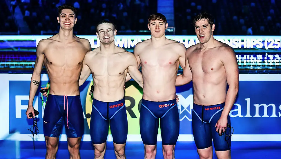 Irish Men’s 4X200M Freestyle Relay Team Break Record With Sixth Place Finish In World Final