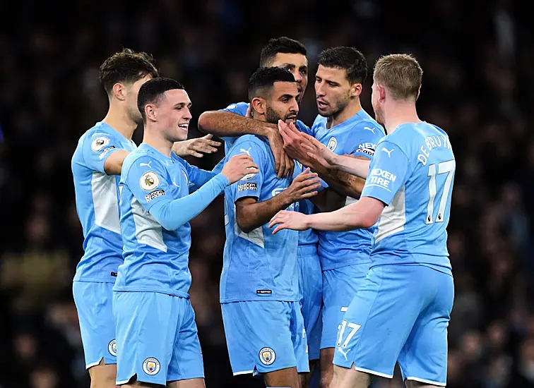 Riyad Mahrez Urges Manchester City To Keep Their Foot Down In Title Chase