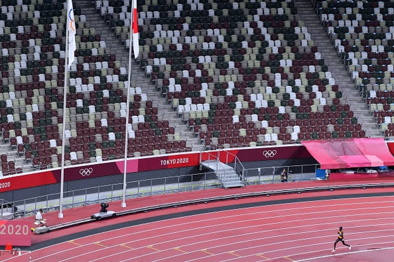 Uganda's Stephen Kissa Competing In The Men's 10000M Final During The Tokyo 2020 Olympic Games. Photo: Antonin Thuillier/Afp Via Getty Images