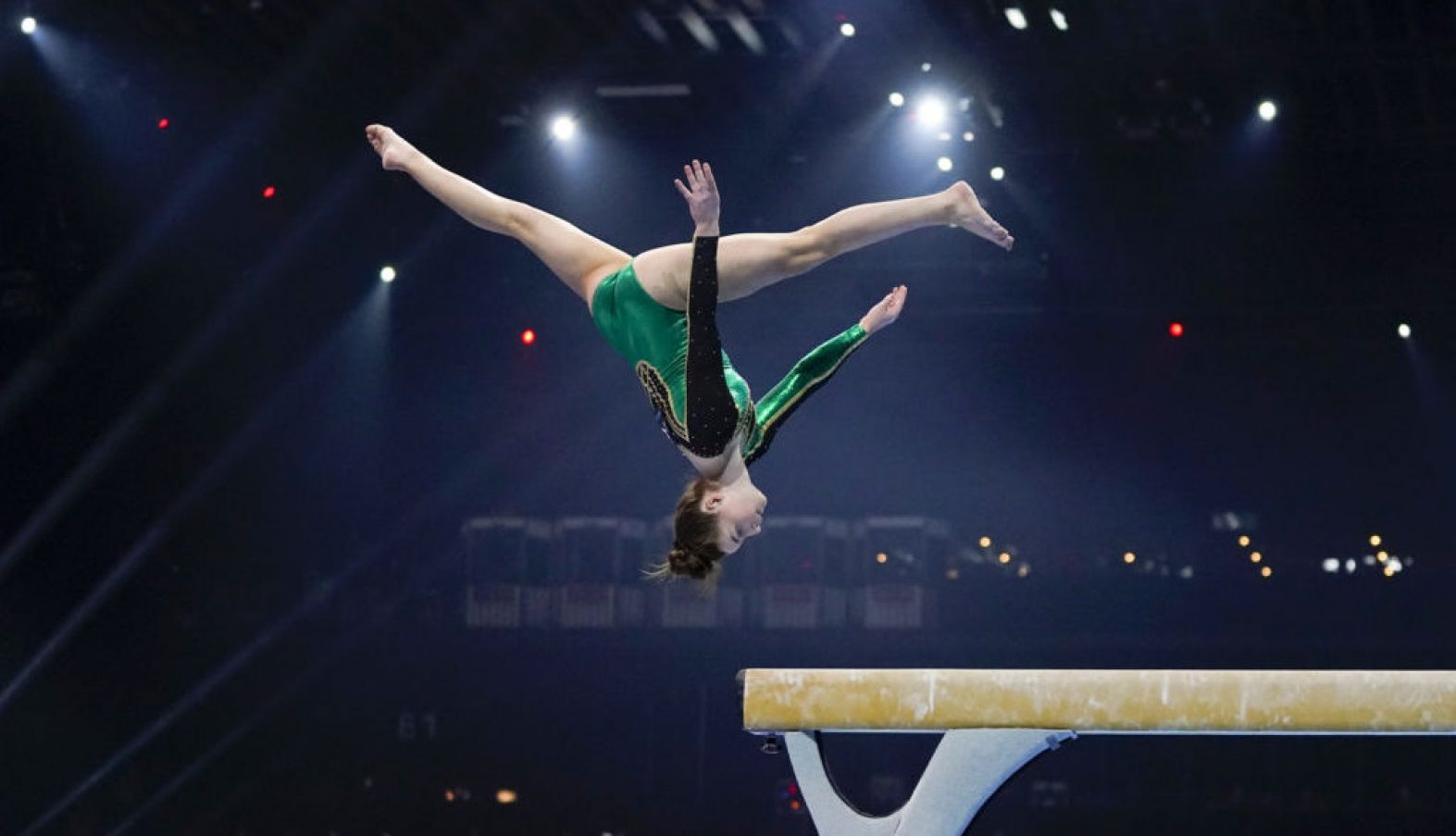 Emma Slevin Competes For Ireland In The 2020 Olympic Games Women's Artistic Qualifying Round.
©Inpho/Claudio Thoma