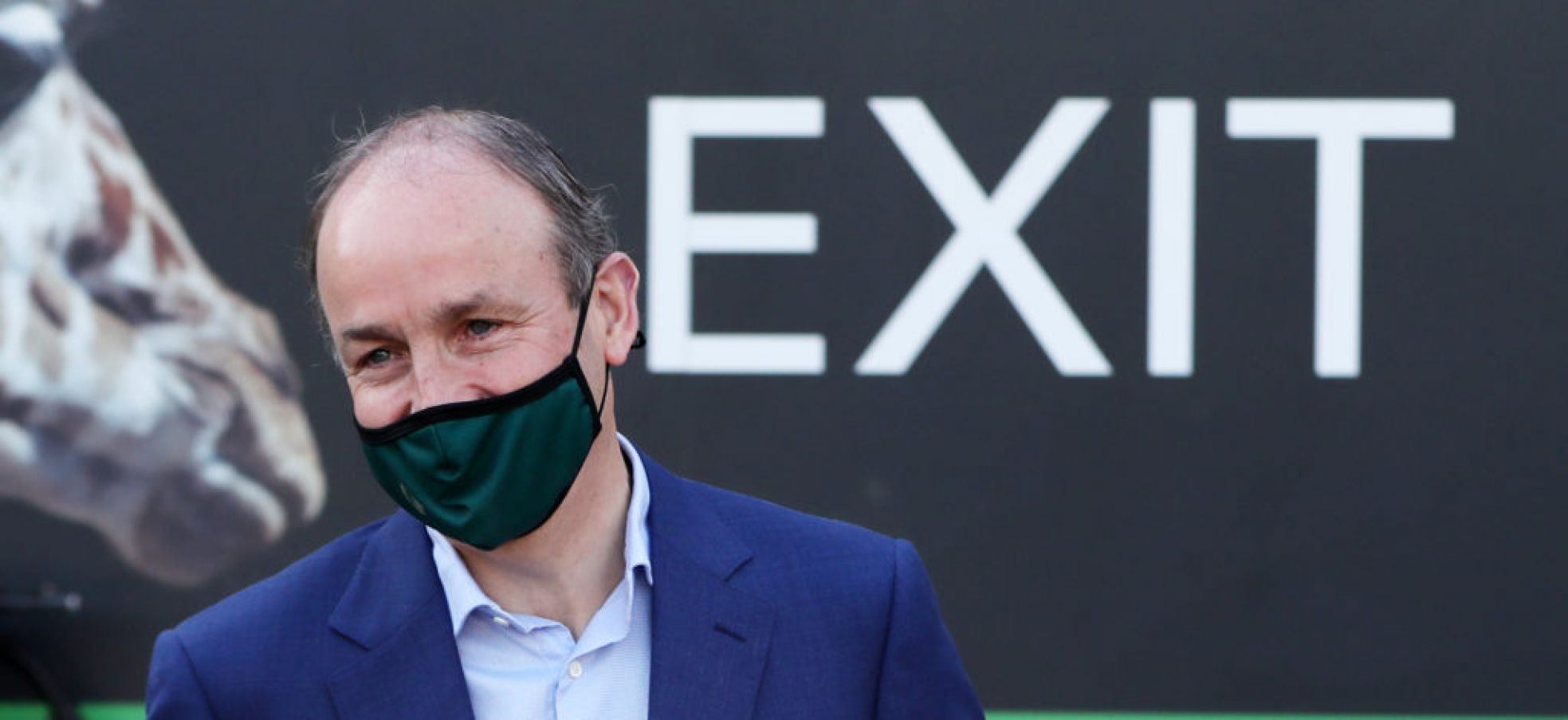 Taoiseach Micheál Martin During A Visit To A Newly Reopened Dublin Zoo On April 26Th. The State Took Its Next Gradual Steps Out Of Lockdown With The Reopening Of Visitor Attractions And Outdoor Sports Facilities. Photo: Pa