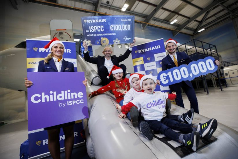Ryanair Makes €100,000 Christmas Donation To Ispcc