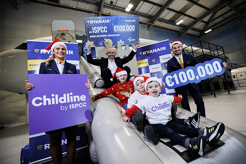 Ryanair Makes €100,000 Christmas Donation To Ispcc