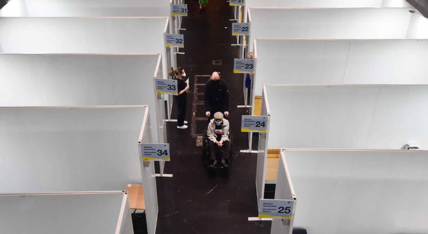 Covid Vaccines Are Administered At The Helix In Dublin On April 3Rd. Photo: Charles Mcquillan/Getty