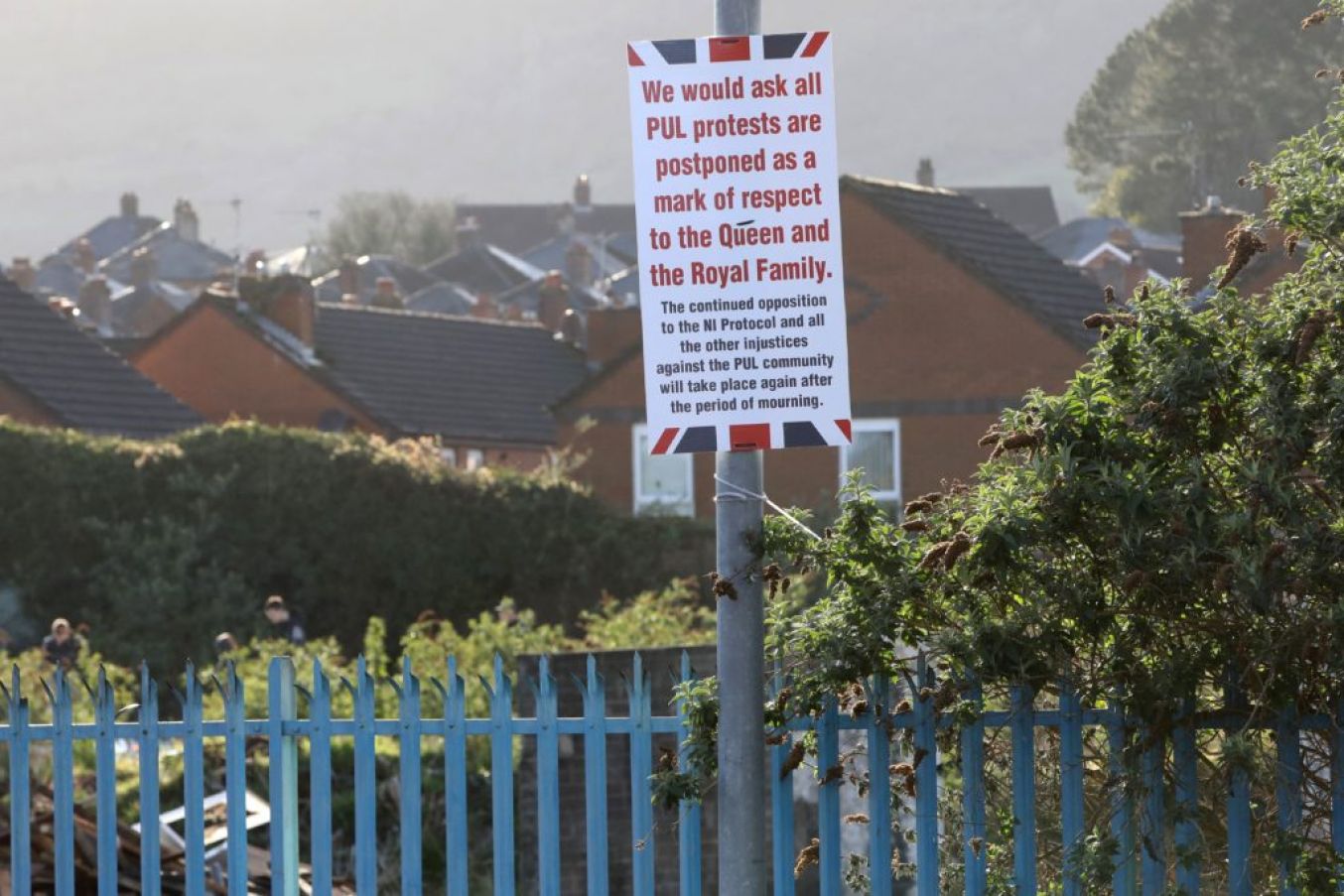 Posters In Loyalist Areas Of West Belfast On April 9Th, Which Appeared After The Announcement Of The Death Of Britain's Prince Philip. Photo: Paul Faith/Afp Via Getty