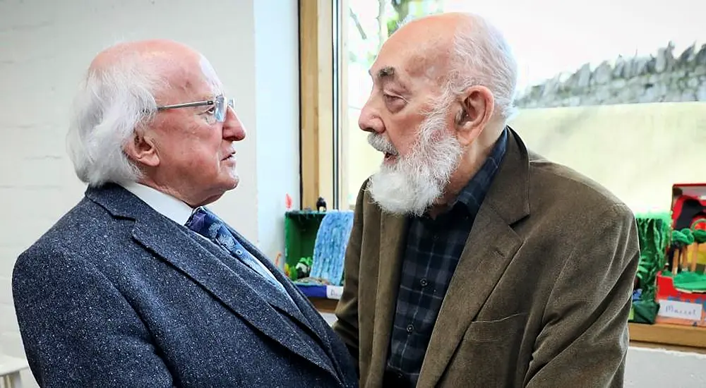 President Leads Tributes Following Death Of Poet Thomas Kinsella (93)