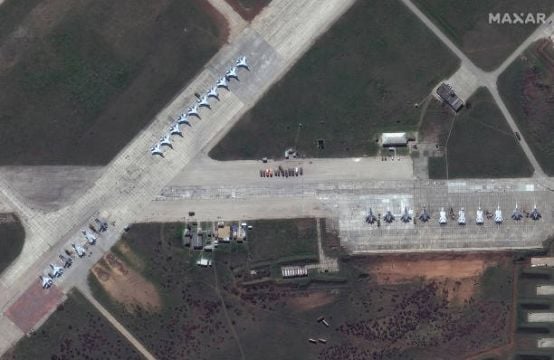 Satellite Images Show Russia Still Building Up Forces Near Ukraine