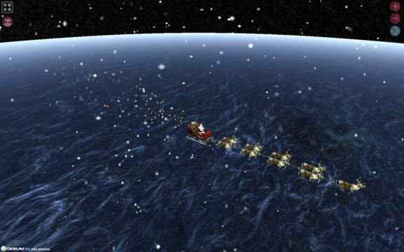 Santa’s Journey Tracked As Christmas Day Dawns Across The World