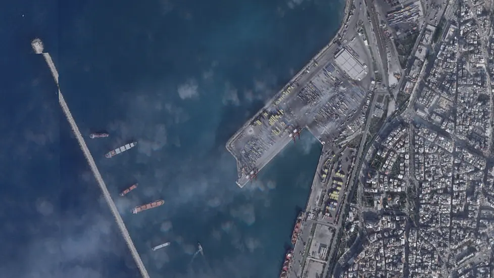 Satellite Images Show Damage After Israeli Missile Strike On Syrian Port