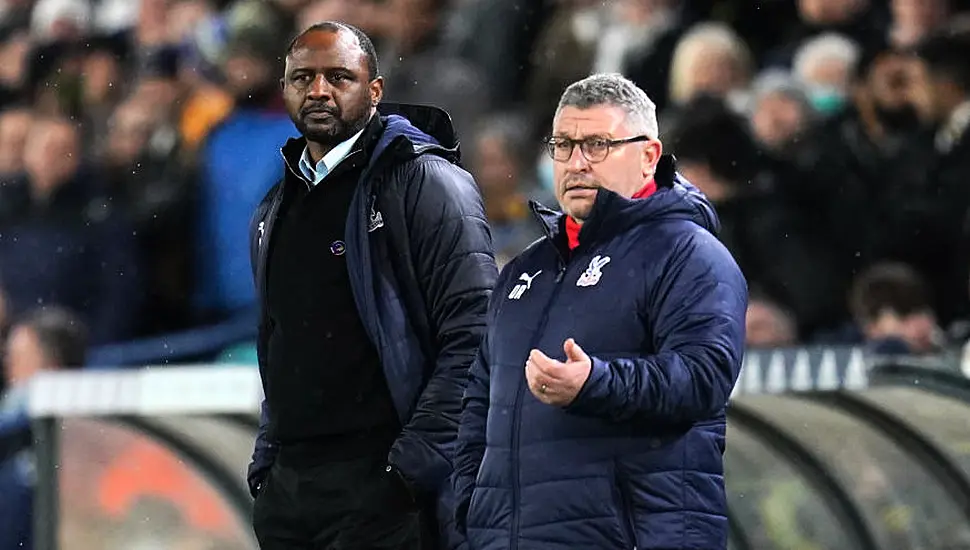 Patrick Vieira Could Return To The Touchline For Palace’s Clash With West Ham