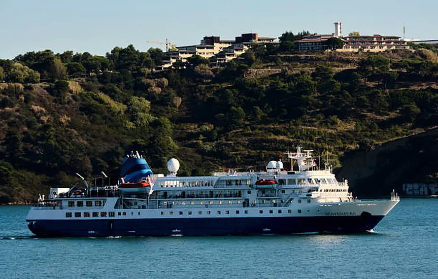 Cruise Ship Held In Lisbon Amid Virus Outbreak