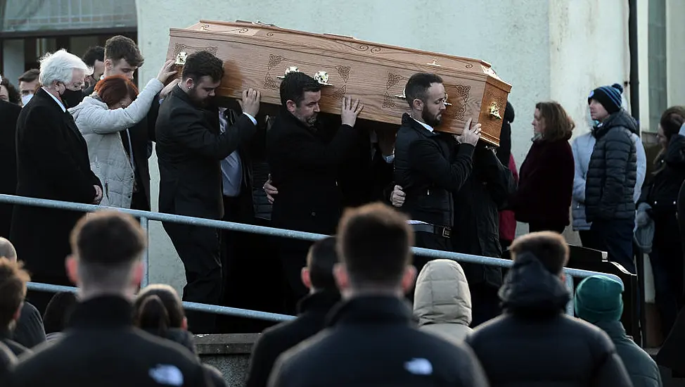 Crowds Gather For Funeral Of Tyrone Crash Victim