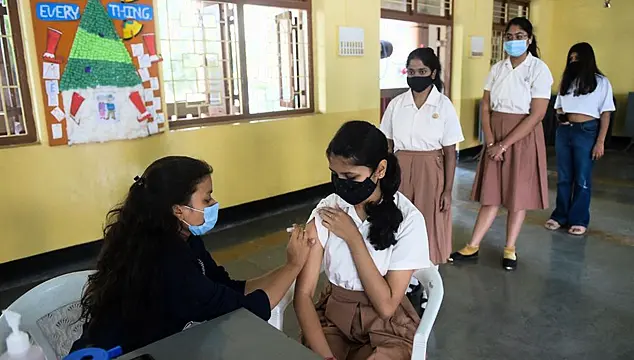 India Vaccinates 3.8 Million Teens In New Covid Inoculation Push